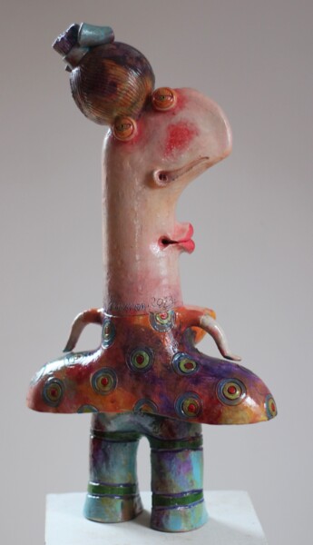 Sculpture titled "STARA PANNA" by Alex Johanson, Original Artwork, Clay