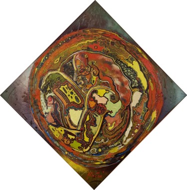 Pittura intitolato "Возрождение" da Aleksandr Martynenko, Opera d'arte originale, Olio