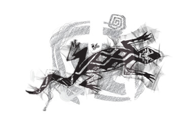 Digital Arts titled "Sneaking" by Hapiman, Original Artwork, 2D Digital Work