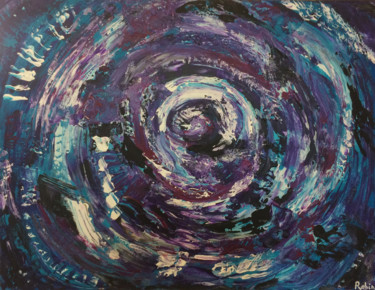 Peinture intitulée "Spirales.jpg" par Alexandra Robin, Œuvre d'art originale, Acrylique