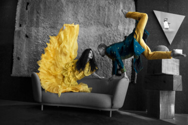 Фотография под названием "LIVING ROOM" - Alexandra Robin, Подлинное произведение искусства, Цифровая фотография Установлен н…