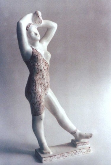 Sculpture titled "Bathing woman" by Alexey Kriventsov, Original Artwork