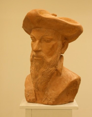 Sculpture titled "The portret of Nast…" by Alexey Kriventsov, Original Artwork, Ceramics