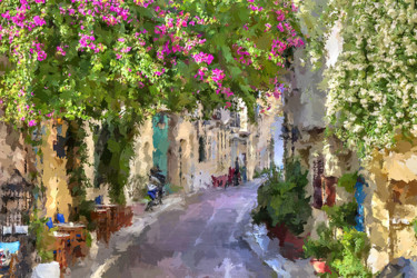 Digitale Kunst mit dem Titel "Provence" von Aleksandr Suvorov, Original-Kunstwerk, Digitale Malerei