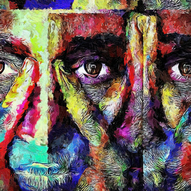 Abstract woman portrait Цифровое искусство под названием "Abstract woman port…" - Александр Суворов, Подлинное произведение искусства, Цифровая живо…
