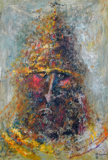 Pintura titulada "Ivan the Terrible" por Alexander Ustinoff, Obra de arte original, Oleo