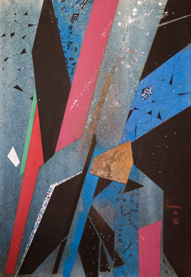Malarstwo zatytułowany „Breakthrough” autorstwa Alexander Ustinoff, Oryginalna praca, Tempera