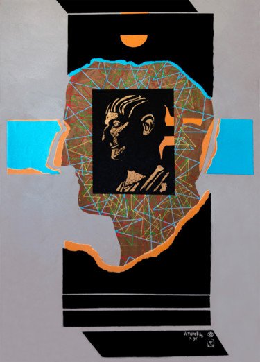 Коллажи под названием "Citizens of Rome 2" - Alexander Ustinoff, Подлинное произведение искусства, Коллажи