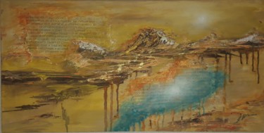 Pittura intitolato "Hope (Упование)" da Alla Kosteleckaya, Opera d'arte originale, Acrilico Montato su Telaio per barella in…