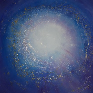 Картина под названием "Light from a distan…" - Alla Kosteleckaya, Подлинное произведение искусства, Акрил Установлен на Дере…