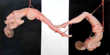 Peinture intitulée "Balanced" par Alfia Kircheva, Œuvre d'art originale, Huile
