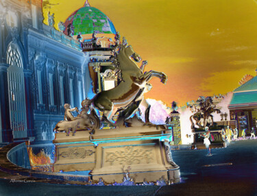 Digitale Kunst mit dem Titel "Vista de Viena" von Alfonso García, Original-Kunstwerk, Digitale Fotografie