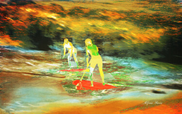 Arte digital titulada "Mar Bravo" por Alfonso García, Obra de arte original, Fotografía digital