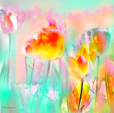 Fotografía titulada "Primavera en Flor" por Alfonso García, Obra de arte original, Fotografía digital