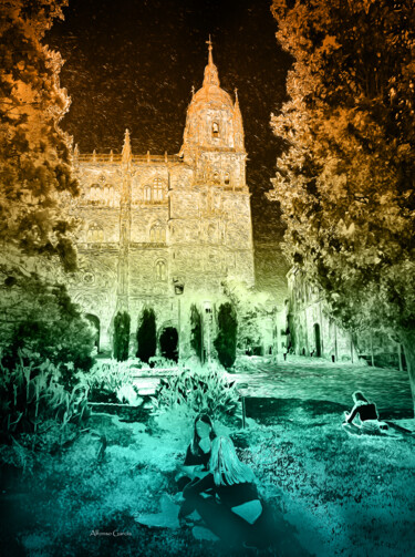 Digitale Kunst mit dem Titel "Jardines de la Cate…" von Alfonso García, Original-Kunstwerk, Digitale Fotografie