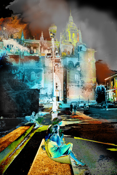 Digitale Kunst mit dem Titel "La catedral desde l…" von Alfonso García, Original-Kunstwerk, Digitale Fotografie