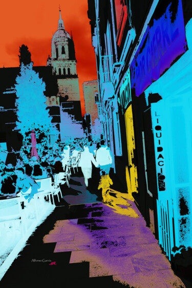 Arts numériques intitulée "Calle la Rua 2" par Alfonso García, Œuvre d'art originale, Photographie numérique