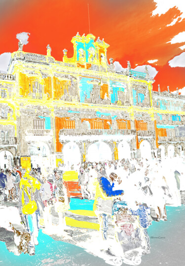 Arts numériques intitulée "Plaza Mayor de Sala…" par Alfonso García, Œuvre d'art originale, Photographie numérique