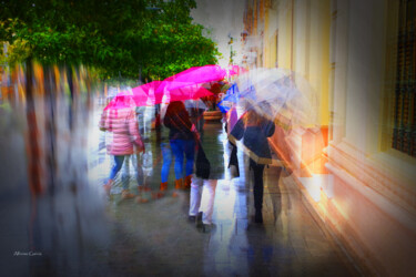 Fotografie getiteld "Lluvia en  Sevilla" door Alfonso García, Origineel Kunstwerk, Digitale fotografie