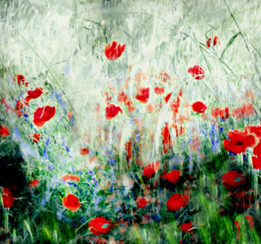 Digital Arts titled "Flores de Pozuelo" by Alfonso García, Original Artwork, Digital Painting