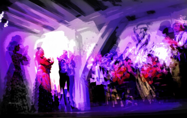 Grafika cyfrowa / sztuka generowana cyfrowo zatytułowany „Tablao Flamenco Los…” autorstwa Alfonso García, Oryginalna praca,…