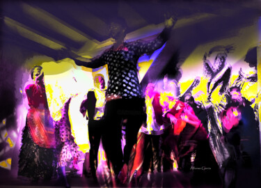 Arte digital titulada "Tablao Flamenco Los…" por Alfonso García, Obra de arte original, Fotografía digital
