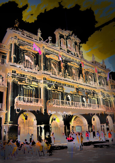 Digitale Kunst mit dem Titel "Plaza Mayor de Sala…" von Alfonso García, Original-Kunstwerk, Digitale Fotografie