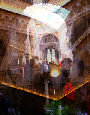 Arte digital titulada "Reflejos en el Alca…" por Alfonso García, Obra de arte original, Fotografía digital