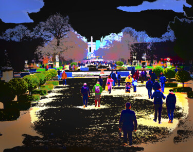 Arte digitale intitolato "Promenade París" da Alfonso García, Opera d'arte originale, Fotografia digitale