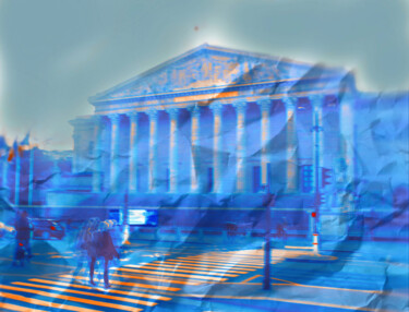 Digitale Kunst mit dem Titel "El Parlamento París" von Alfonso García, Original-Kunstwerk, Digitale Fotografie