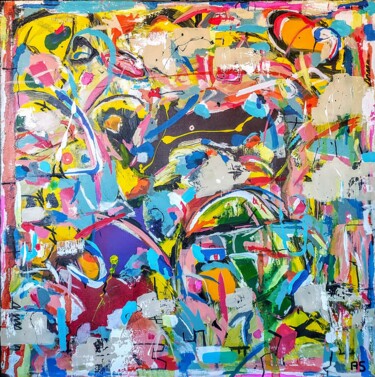 Pintura titulada "Summertime II" por Alfonso Sánchez, Obra de arte original, Acrílico Montado en Bastidor de camilla de made…