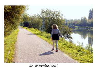 Фотография под названием "je-marche-seul." - Claude Lippens, Подлинное произведение искусства