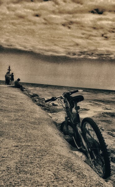 Photographie intitulée "Andar la mar" par Alfredo, Œuvre d'art originale, Photographie manipulée