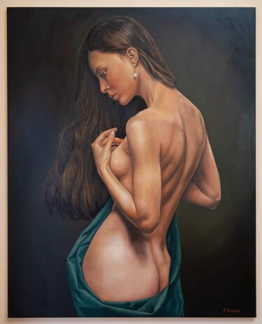 Картина под названием ""Suleima"" - Alfredo Campagna, Подлинное произведение искусства, Масло