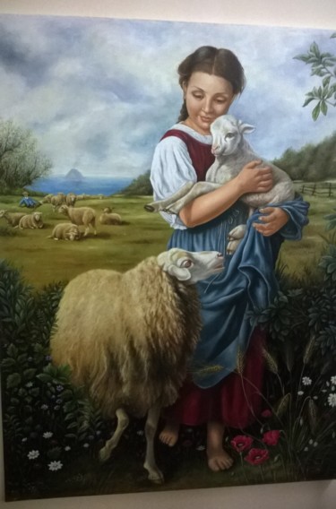 Pittura intitolato "Bucolic" da Alfredo Campagna, Opera d'arte originale