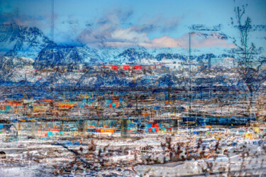 Digital Arts titled "Iceland 2" by Alfredo Machado Zingg, Original Artwork, Photo Montage
