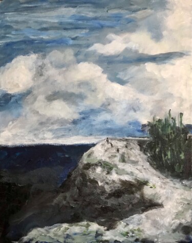 Pittura intitolato "Oregonscape" da Alfredo Machado Zingg, Opera d'arte originale, Acrilico Montato su Telaio per barella in…