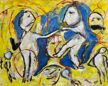 Картина под названием "Last Dance" - Alfredo Machado Zingg, Подлинное произведение искусства, Акрил Установлен на Деревянная…