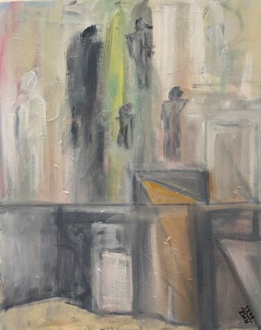 Картина под названием "Glass Houses" - Alfredo Machado Zingg, Подлинное произведение искусства, Акрил Установлен на Деревянн…