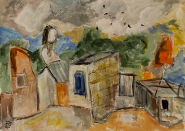 Peinture intitulée "Doll House" par Alfredo Machado Zingg, Œuvre d'art originale, Acrylique