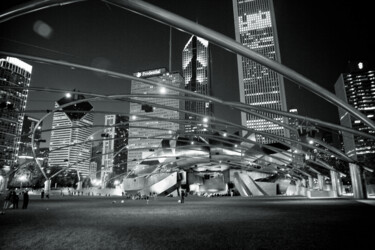 摄影 标题为“Chicago Night” 由Alfredo Machado Zingg, 原创艺术品, 数码摄影