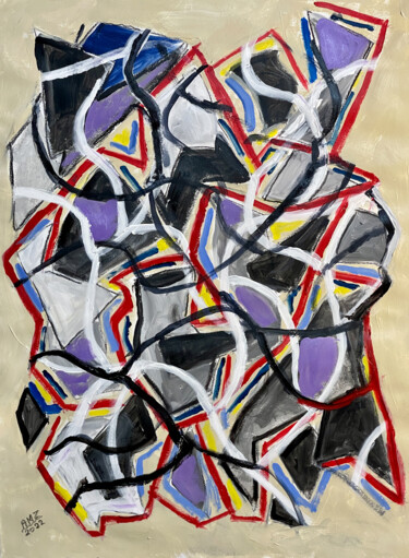 Malerei mit dem Titel "Inspiration 99" von Alfredo Machado Zingg, Original-Kunstwerk, Acryl