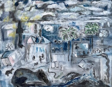 Pintura titulada "Marinelanf" por Alfredo Machado Zingg, Obra de arte original, Acrílico Montado en Bastidor de camilla de m…