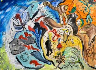 Картина под названием "Inspiration 87" - Alfredo Machado Zingg, Подлинное произведение искусства, Акрил