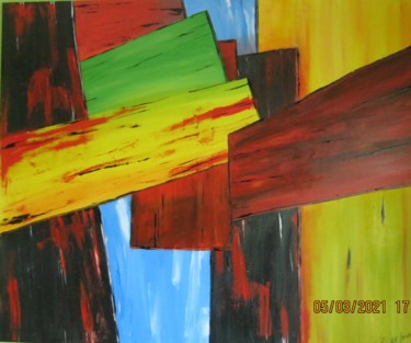 Painting titled "FGEO  4" by Alfredo Troilo, Original Artwork, Oil
