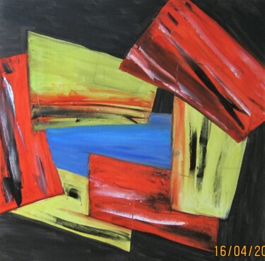 Painting titled "FGEO  6" by Alfredo Troilo, Original Artwork, Oil