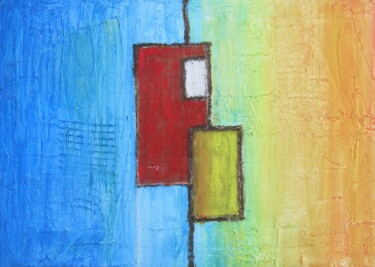 Painting titled "FGEO 16" by Alfredo Troilo, Original Artwork, Acrylic Mounted on Wood Stretcher frame