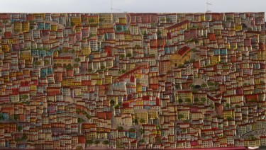 Картина под названием "PAESAGGIO MEDITERRA…" - Alfredo Troilo, Подлинное произведение искусства, Масло