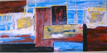 Painting titled "astratto  10" by Alfredo Troilo, Original Artwork, Oil