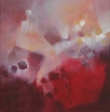 Pintura titulada "Parfum d'automne" por Anne-Lise Hammann, Obra de arte original, Acrílico